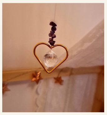 Porte-clef étoile macramé
